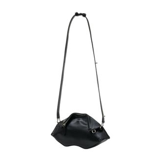 Alexander McQueen Womens Manta Clutch Black Calfskin