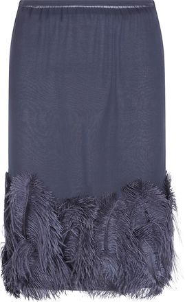 Semicouture Skirt Feather Detail Quanna