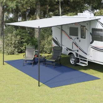 vidaXL Tappeto da Tenda Blu 5,5x2,5 m - Vidaxl