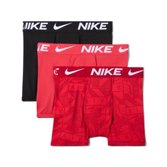 Nike Big Kids Dri-FIT Micro Print Boxer Briefs (3-Pack) in Pink | 9N0845-A6D