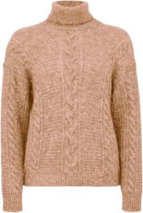 Max Mara Coltrui Sweater - Dames - Coltruien - Bruin - M - Truien & Vesten
