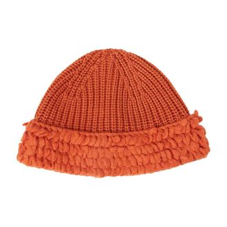 Moncler Salehe Bembury Wool Beanie Hat - unisex - Moncler - Accessories - Orange - ONE SIZE - Accessories