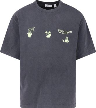 Off-white Black Bacco Arrow Skate Graphic Cotton T-Shirt