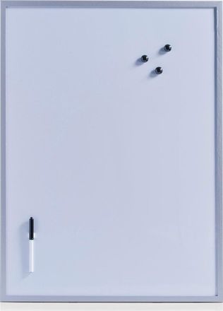 ZELLER Pizarra Magn&eacute;tica De Metal 60x80 Cm Para Organizaci&oacute;n