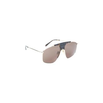Alaia Sunglasses, female, Yellow, Size: ONE SIZE Aviator Mask 98 Sunglasses