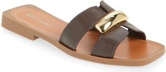 Bottero Botfisher Slide Sandal in Marrom at Nordstrom, Size 11