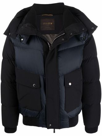 Moorer Gewatteerd donsjack - Blauw