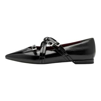 Tamaris Schoenen, Dames, Zwart, 38 EU, Leer, Ballerina