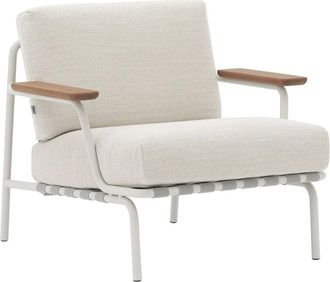 MUUTO Settle Outdoor Lounge Chair, grau / grau (Stoff Laze 1)