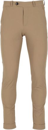 Roberto Ricci Design Surflex Chino Pant - Heren - Slim Fit Broeken - Beige - S - Leer - Broeken
