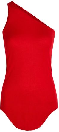 Rick Owens One-shoulder Fine-knit Tank - Red - 44 (UK12 / M)