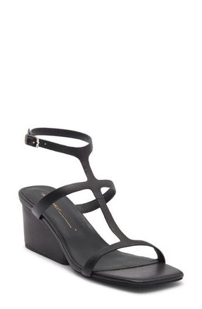 Intentionally blank Semy Ankle Strap Wedge Sandal in Black at Nordstrom, Size 11