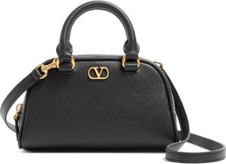 Valentino Garavani VLogo Signature Mini Bag - Dames - Handtassen - Zwart - ONE Size - Leer - Tassen