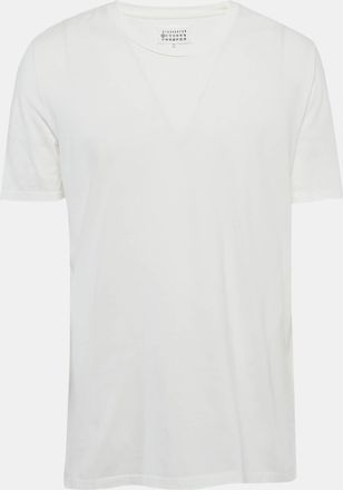 Maison Margiela Maison Martin Margiela Off-White Cotton Knit T-Shirt