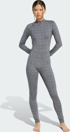 adidas Womens x MOON BOOT Bodysuit - Grey - Size X-Large