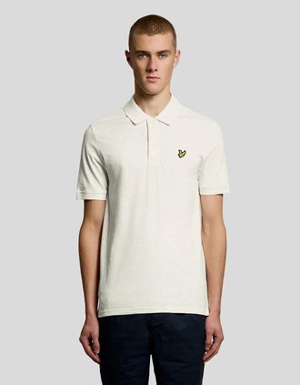 Lyle & Scott Lyle And Scott Mens Fine Cotton Slub Polo Shirt - Size: 34