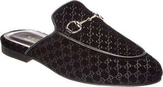 Gucci Princetown GG Velvet Mule