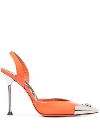 Philipp Plein Mules Decollete 110mm - Arancione
