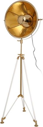 Alpha Collection Stehlampe David - Weiss/Gold