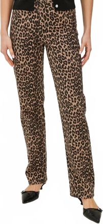 Rails Topanga High-Rise Straight-Leg Jeans In Brown Nala