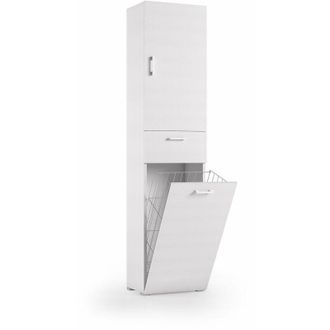 Terraneo Madia Con Struttura Cemento E Ante Bianco Dama Apertura Push cemento ante leizu