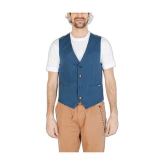 Gianni Lupo Heren, Jassen, Blauw, Maat: XS Katoen