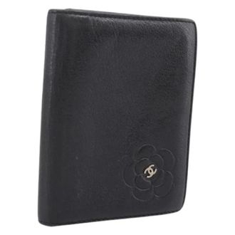 Chanel Pre-owned Card Case - Dames - Pre-owned - Zwart - Maat: ONE Size Leer