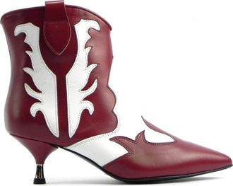 Giampaolo Viozzi Schoenen - Dames - Cowboylaarzen - Rood - 37 EU - Schoenen