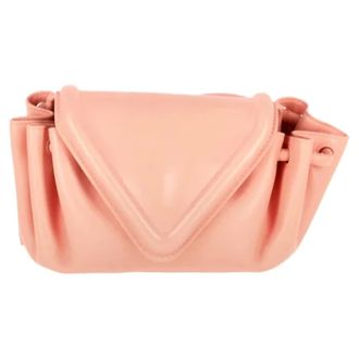 Bottega Veneta Pre-owned Cross Body Bags, female, Pink, Size: ONE SIZE Pre-owned Leather shoulder-bags