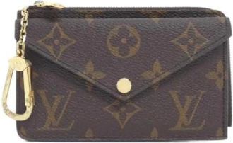 Louis Vuitton Pre-owned Wallets, female, Brown, Size: ONE SIZE Pre-owned Canvas wallets