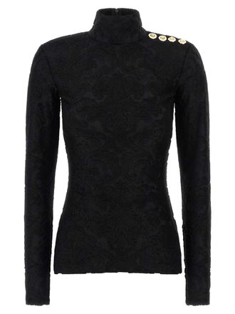Balmain Top Barocco Pattern