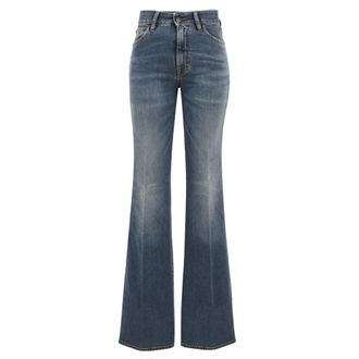 Cycle Jeans, Dames, Blauw, W24, Katoen, Flaire High Rise Flared Medium Vintage Jeans