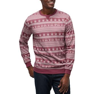 Travis Mathew Family Time Sweatshirt in Roan Rouge at Nordstrom Rack, Size Xx-Large