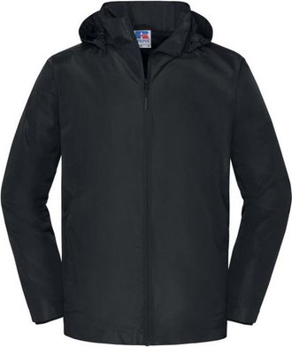 Russell Athletic Collection Mens Essential Weatherproof Shell Jacket (Black) - Size X-Large