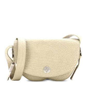 Burberry Hunter Leather Small Satchel Crossbody