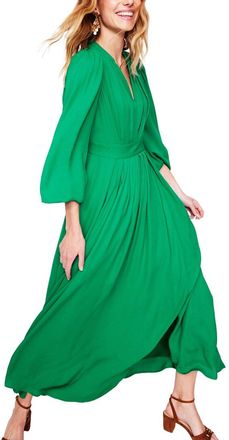 Boden Pleat Blouson Dress