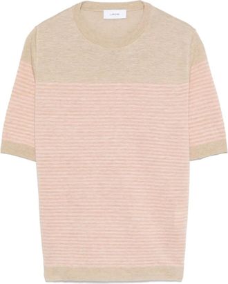 Lardini T-shirt a righe - Toni neutri