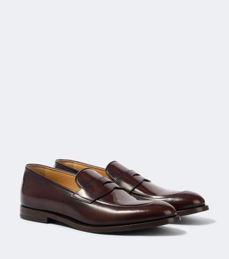 Brunello Cucinelli Leather penny loafers