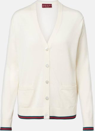 Gucci Cardigan in cashmere e seta