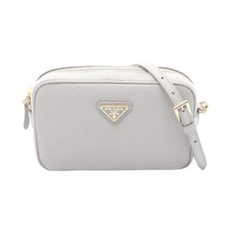 Prada Pre-owned Cross Body Bags, female, Gray, Size: ONE SIZE Pre-owned Vintage Shoulder Bag