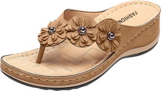 Generic Zuoyue Orthopedic Sandals Women Womens Orthotic Slides Comfort Plantar Fasciitis Arch Support Walking Sandals Beach Sandal for Women Thong Beach Shoes