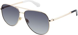 Kate Spade New York Isla/G/S 807/WJ Mens Sunglasses Black Size 61