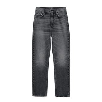 Anine Bing Dames, Jeans, Grijs, Maat: W28 Katoen