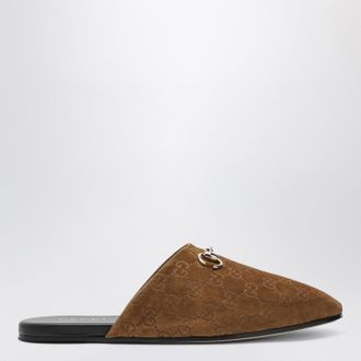 Gucci Sabot uomo con Morsetto marrone