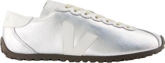 Veja Cateyes Trainers - Veja - Leather - Silver - female - Veja - Sneakers - Gray - 6 UK - Shoes
