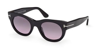 Tom Ford FT1315 MARINE-02 01B Womens Sunglasses Black Size 50