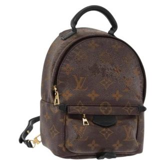 Louis Vuitton Pre-owned Canvas Rugzak - Dames - Vintage Rugzakken - Bruin - ONE Size - Vintage