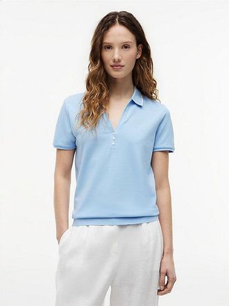 Tommy Hilfiger Regular Fit Pique Henley Polo Shirt