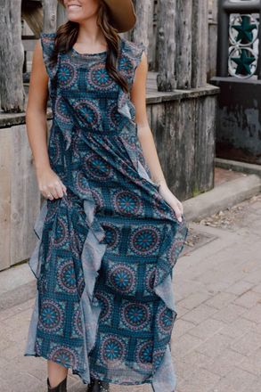 Tasha Polizzi Jasmine Maxi Dress In Multi