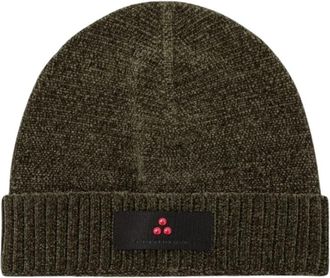 Peuterey Beanies - Heren - Hoeden - Groen - L - Accessoires